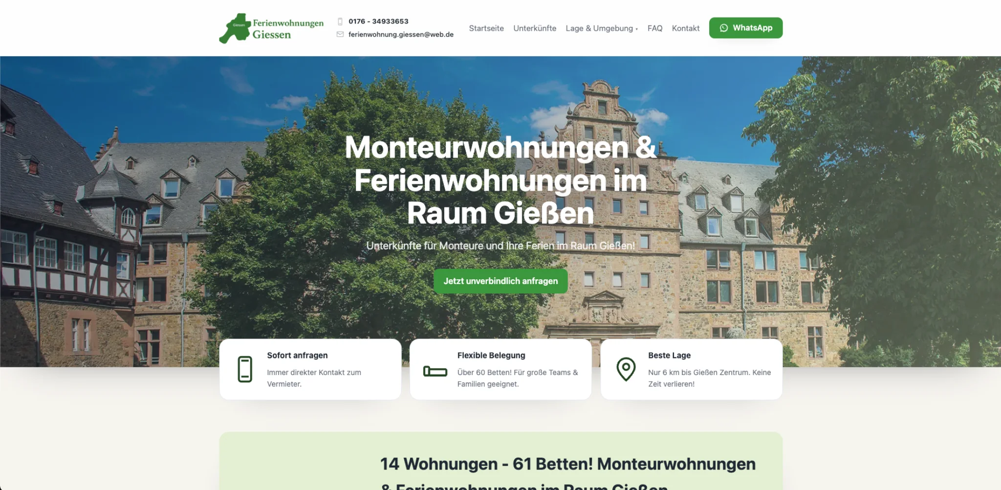 Monteur und Ferienwohungen – Vorschau